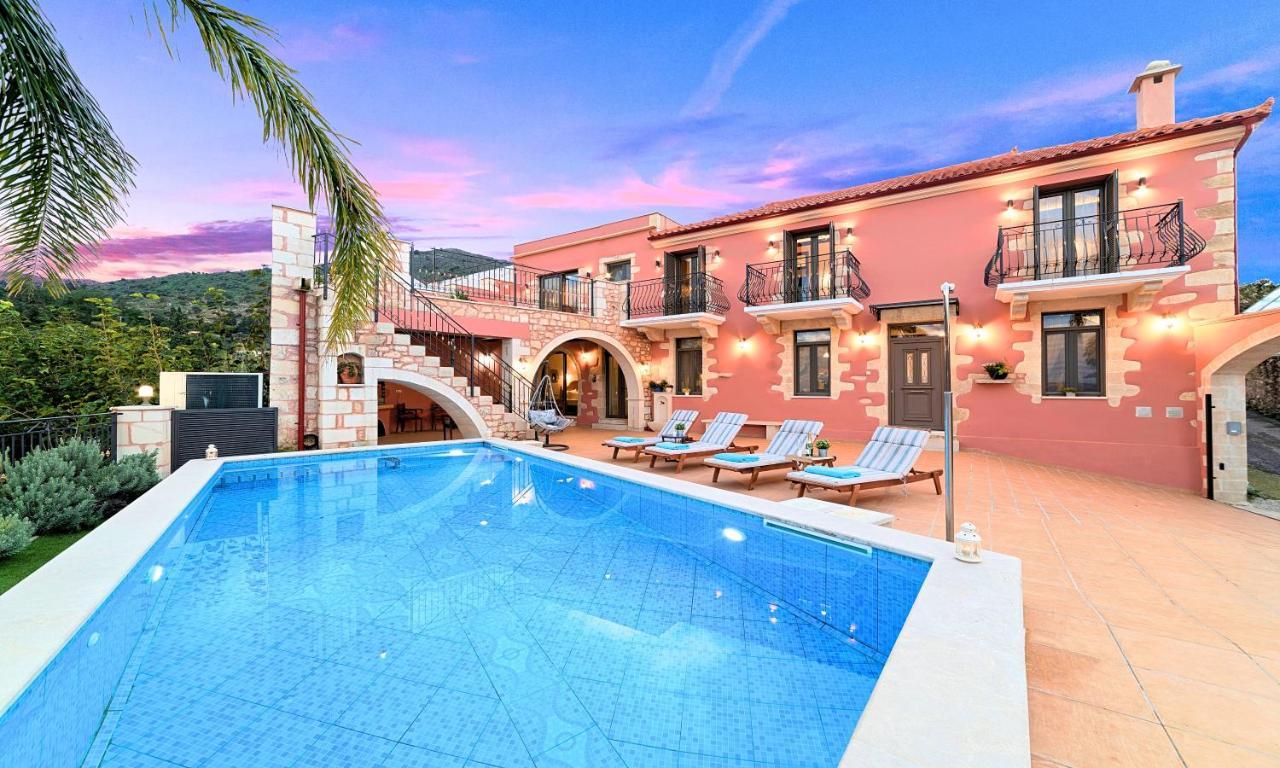 Steve Kois Villa Heated Pool Ханья Экстерьер фото